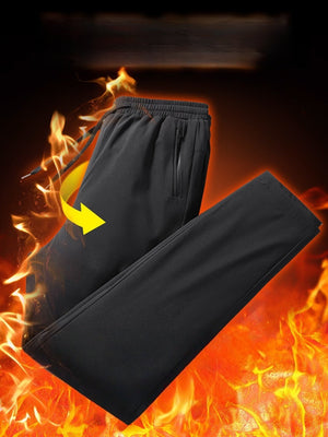 Pantalon en duvet thermique ajusté