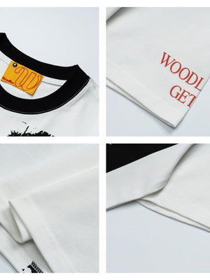 Rock Retro Portrait Printed T-shirts