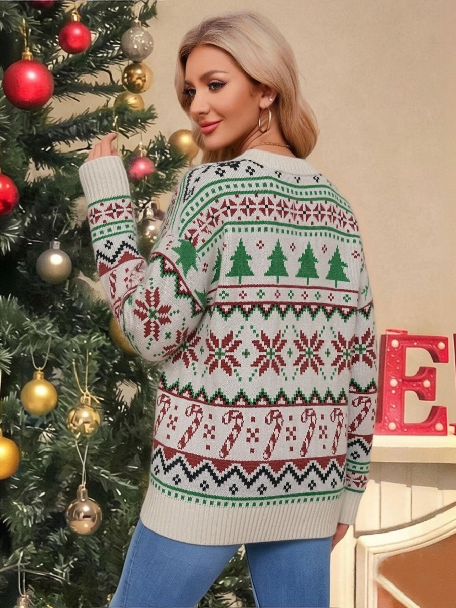 Christmas Patterns Headgear Christmas Tree Sweaters