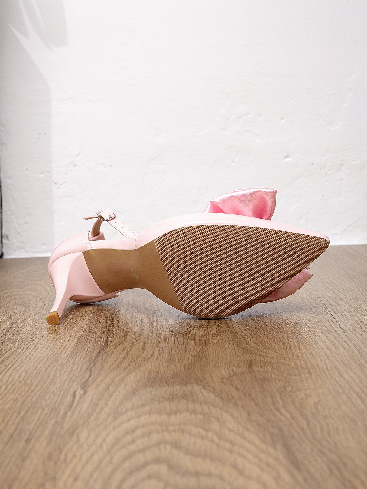 Pink High Heels With Bow