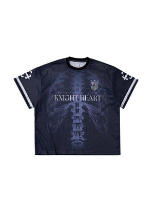 X-ray Skeleton Printed Dark T-shirts
