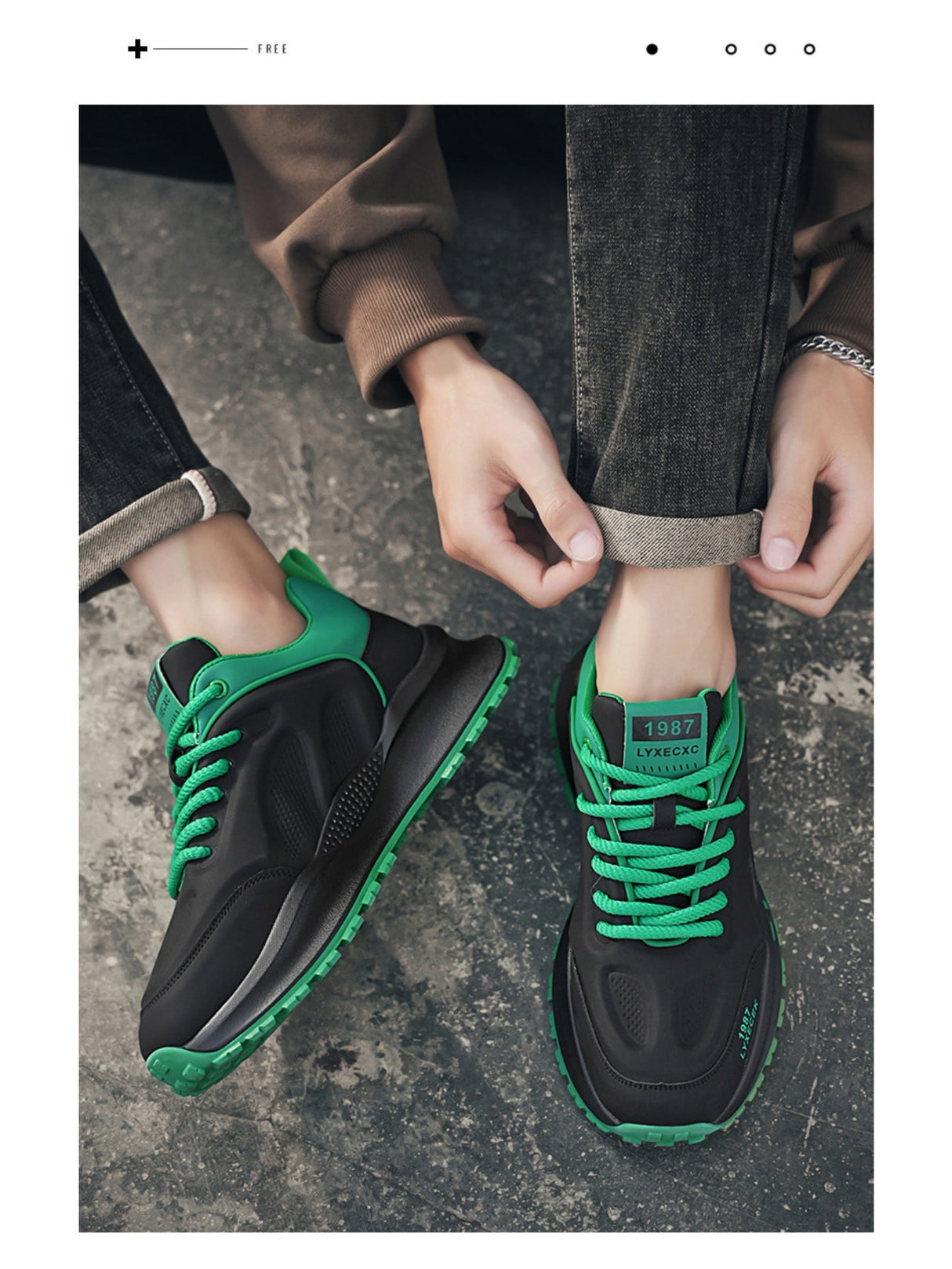 Liber Four Seasons Thick-soled Men's Casual Sports Shoes