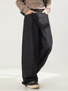 Retro Color-blocked Loose-fit Straight-fit Jeans