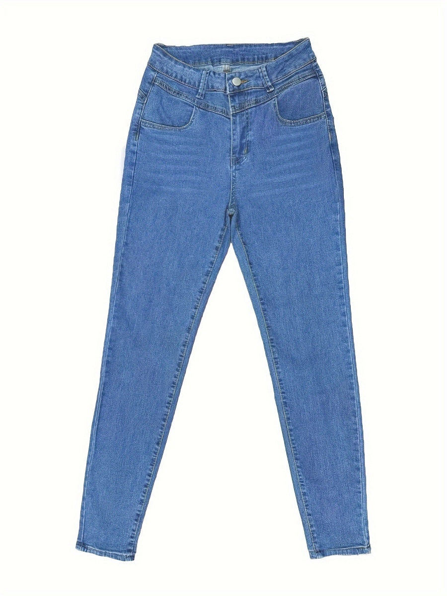 High Waist Tight Fit Slim Fit Skinny Jeans Jeans