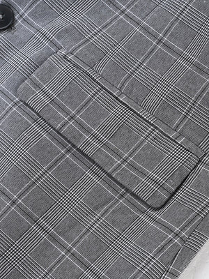 Light Business Leisure Plaid Suit Set 2-piece Sets