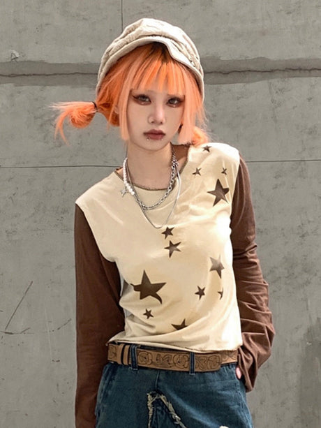 Liber Autumn Women's Printed Star T-shirts