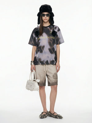 Mesh Breathable Printed T-shirts