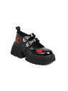 Heart-shaped Platform Mary Jane Shoes