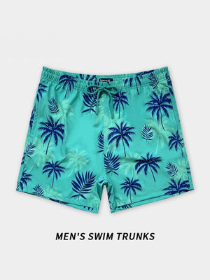 Printed Loose-fit Quick-drying Beach Shorts