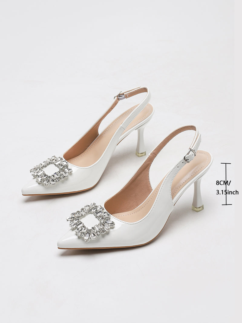 Escarpins à boucle métallique