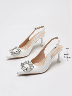 Escarpins à boucle métallique