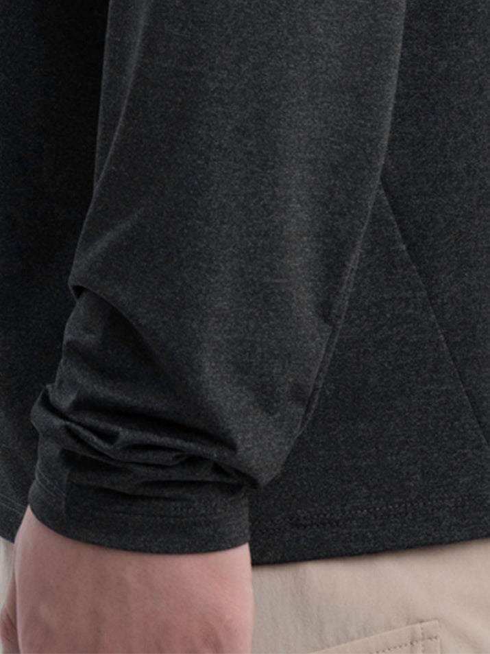 Outdoor Lightweight Breathable Quick-drying Sports Hooded Long-sleeved T-shirt