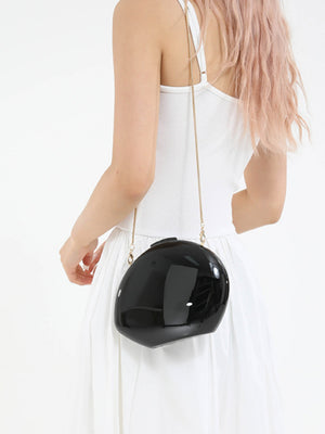 Mirrored Acrylic Evening Fashion Shoulder/Crossbody Bag