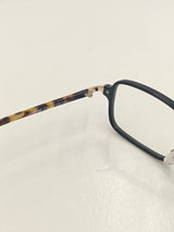 Black-framed Leopard-print Eyeglasses