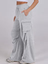 Loose-fitting Straight-leg Wide-leg Casual Cargo Pants