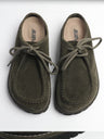 "Wilderness" Series Lace-up Platform Platform Birkenstock Kangaroo Slippers Genuine Leather Retro Casual Men's And Women's Slippers