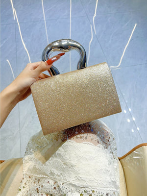 Liber Four Seasons ACC Sequined Small Square Bag