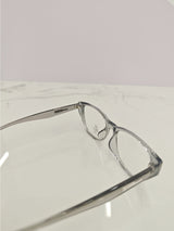 Solid Color Transparent Frame Eyeglasses