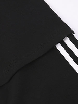 Layered-look Stripes T-shirts