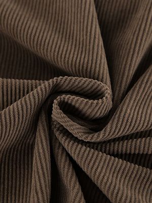 Short Corduroy Button-down Jacket