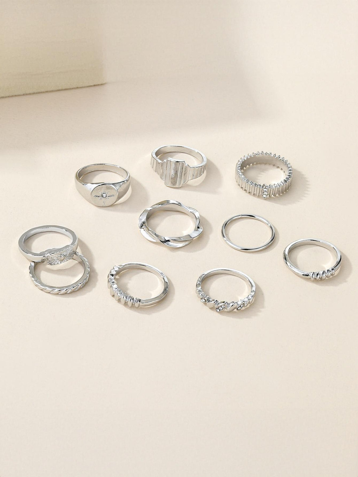 Alloy Ring Set