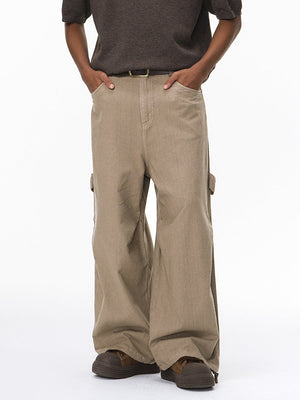 Liber Autumn Neutral wear Cargo Trousers