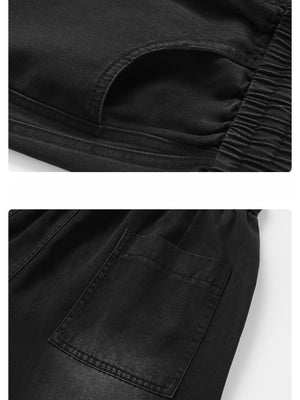 Lyocell Straight Loose Wide-leg Jeans