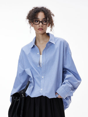 Liber Autumn Neutral wear Deconstructed tailoring Plaid Shirts