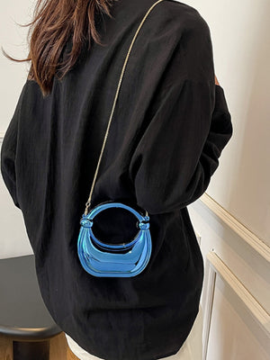 Chain Banquet Wristlet Rope Knot Handbag Acrylic Crossbody Bag