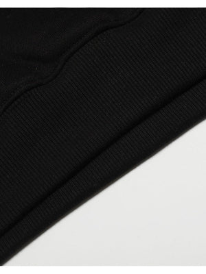 Jersey Style Printed Plush Hoodies