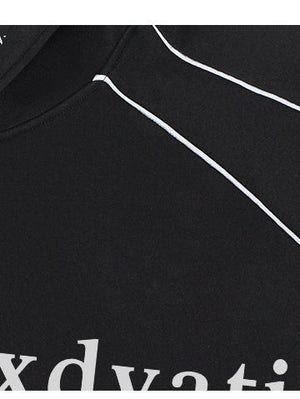 Liber Autumn Neutral wear Printed Letter Sweatshirts&Hoodies