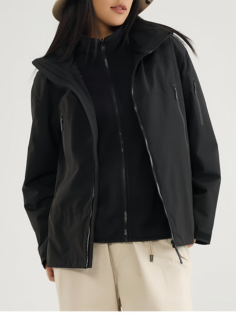 Hard Shell Triple Removable Fleece Water Proof Antifouling Windproof Windproof Jacket