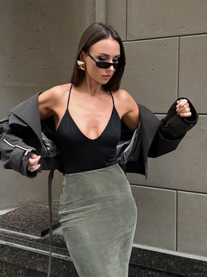 Slim mermaid skirt Long skirt