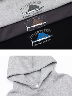 Thickened Printed Hooded Sweatshirts&Hoodies