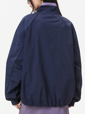 Vestes d'extérieur déperlantes à blocs de couleur