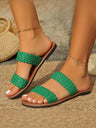Woven Flat Sandals