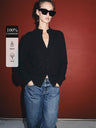 100% Cashmere Turtleneck Cardigan