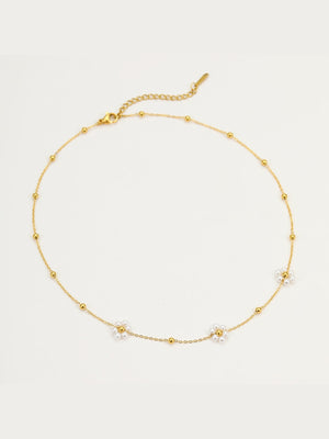 Pearl Flower Necklace