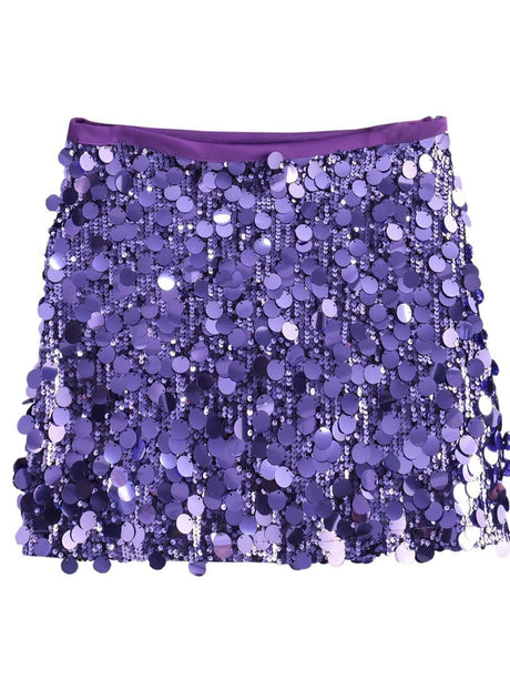Sequins Hip-hugging Short Skirt Skirts