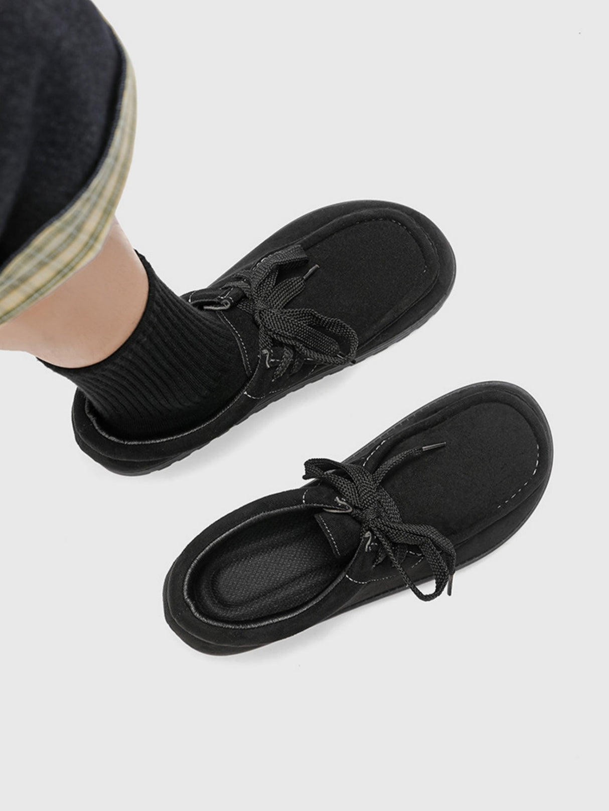 Suede Retro Casual Shoes