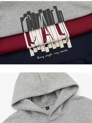 Letter Print Hooded Sweatshirts&Hoodies