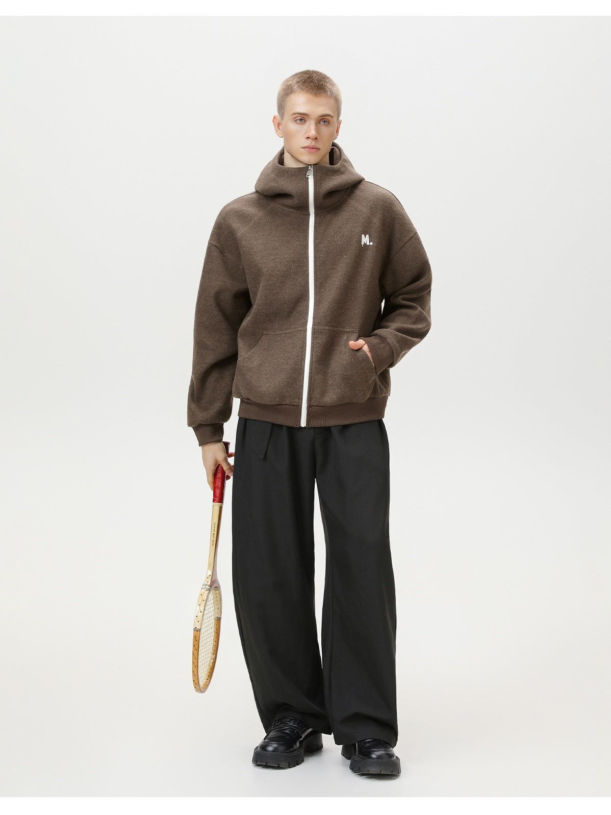 Liber Autumn Men's Embroidered Pattern Letter Jackets