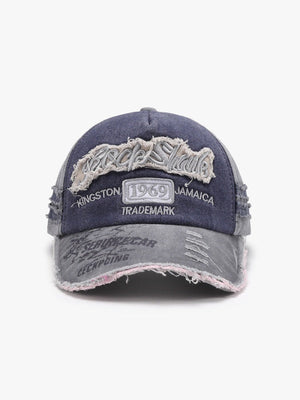 Baseballkappe mit Buchstabenstickerei, großer Kopfumfang, 50 Cent