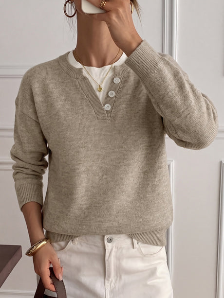 Splicing Color Blocking Sweaters