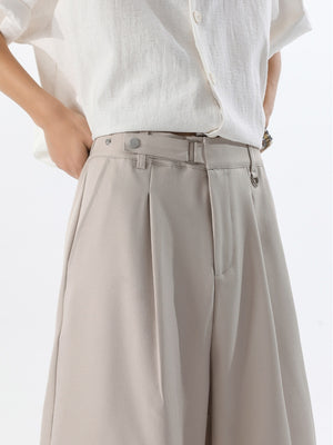 Belts Adjustable Stereo Five Points Shorts