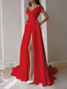 Slit Big Swing Formal Dress Maxi Dresses