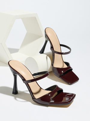 Strappy High-heeled Sandals