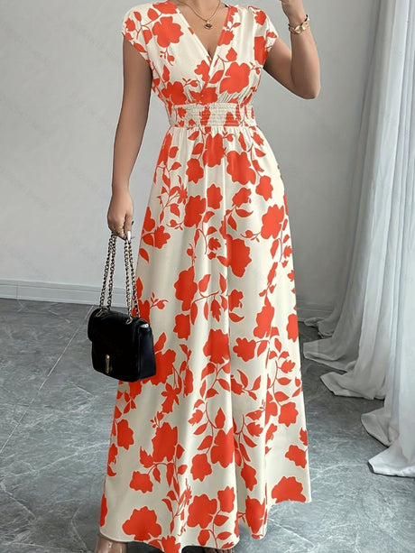 Hit Flowers Plants And Flowers Maxi Dresses