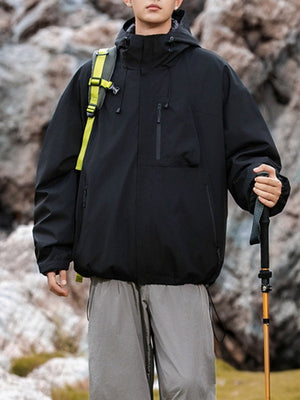 Outdoor Sports Windproof Triple Fleece Windproof Jacket