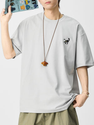 Embroidery Loose-fit T-shirts